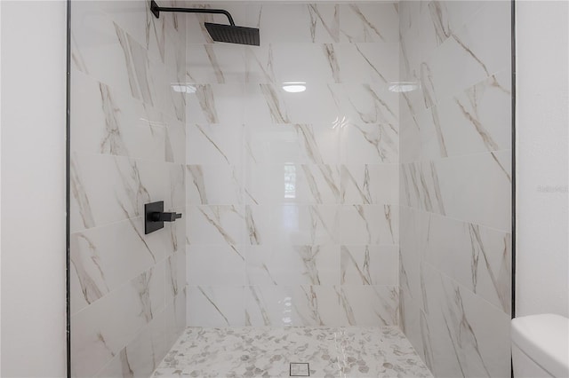 6108 Oak Ridge Ave, New Port Richey, FL 34653 - bathroom with a tile shower and toilet