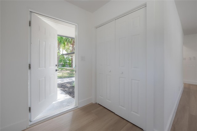 6108 Oak Ridge Ave, New Port Richey, FL 34653 - entrance foyer featuring light wood-style floors