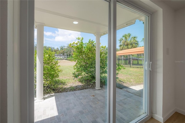6108 Oak Ridge Ave, New Port Richey, FL 34653 - entryway featuring baseboards