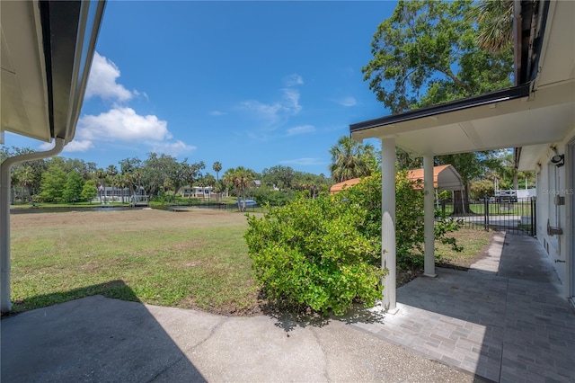 6108 Oak Ridge Ave, New Port Richey, FL 34653 - view of yard with a patio