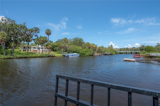 6108 Oak Ridge Ave, New Port Richey, FL 34653 - dock area featuring a water view