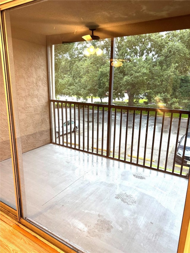 4207 Winding Moss Trl Unit 201, Tampa, FL 33613 - balcony featuring a ceiling fan