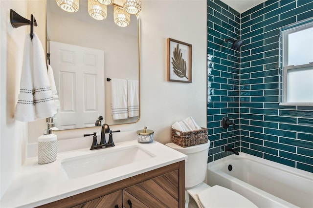 5934 51st Ave N, Kenneth City, FL 33709 - bathroom featuring vanity and washtub / shower combination