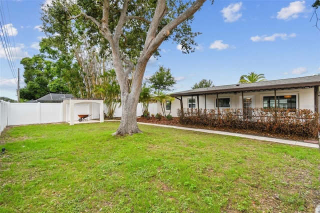 5934 51st Ave N, Kenneth City, FL 33709 - view of fenced backyard