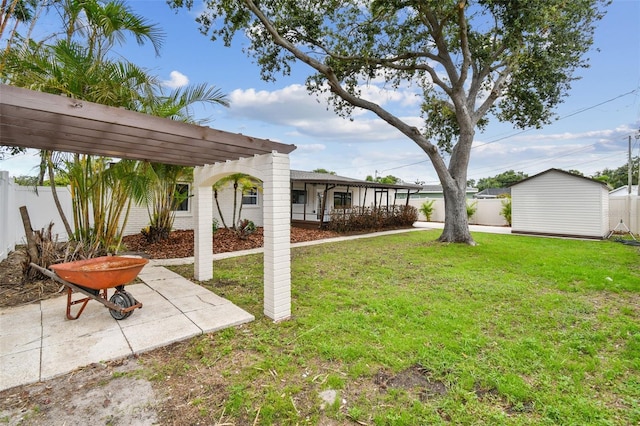 5934 51st Ave N, Kenneth City, FL 33709 - view of yard with a storage shed