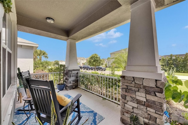 10399 Boyette Brook St, Riverview, FL 33569 - porch featuring a residential view