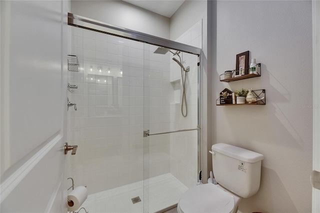 10399 Boyette Brook St, Riverview, FL 33569 - bathroom featuring toilet and a stall shower