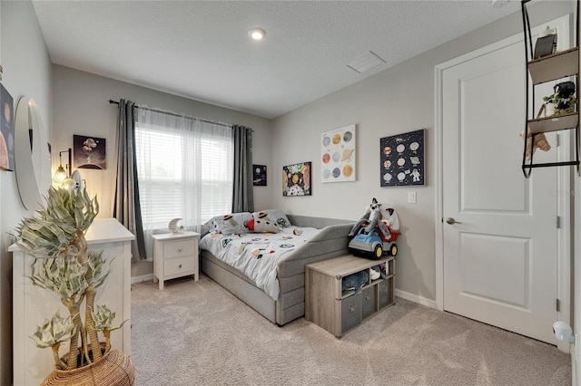 10399 Boyette Brook St, Riverview, FL 33569 - bedroom featuring light carpet and a textured ceiling