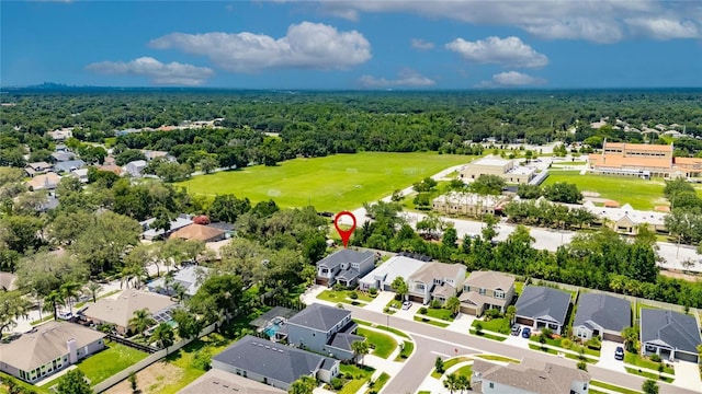 10399 Boyette Brook St, Riverview, FL 33569 - aerial view of residential area featuring a forest