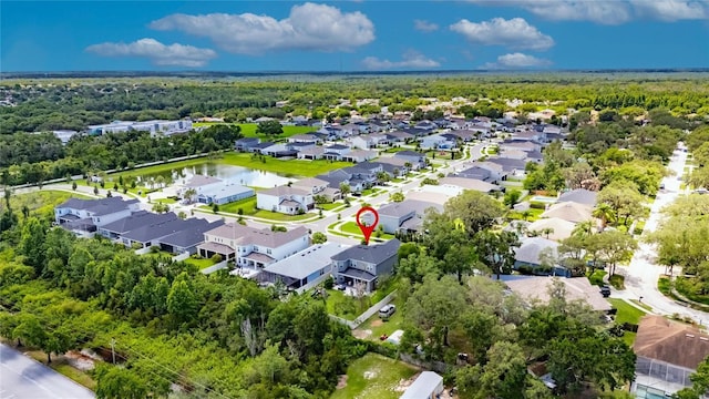 10399 Boyette Brook St, Riverview, FL 33569 - aerial perspective of suburban area with a heavily wooded area
