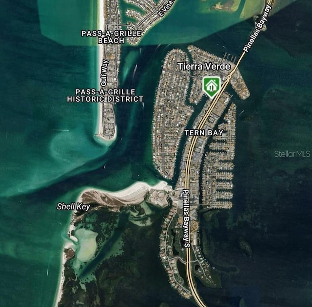 340 Pinellas Bayway S Unit 304, Saint Petersburg, FL 33715 - aerial map of property and surrounding area