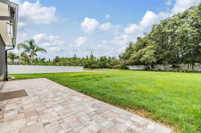 12251 Duckett Ct, Spring Hill, FL 34610 - view of yard featuring a patio area
