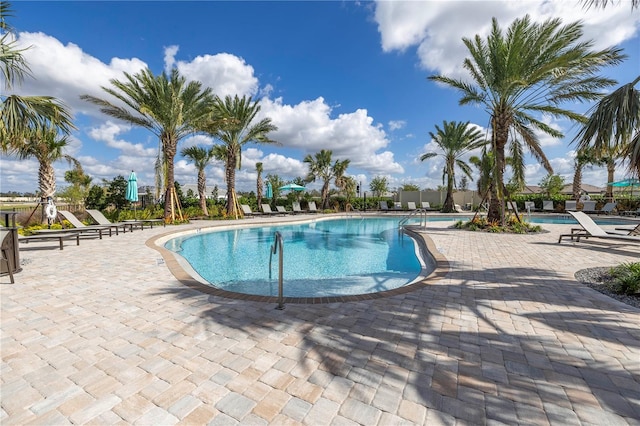 10450 Highland Park Pl, Palmetto, FL 34221 - community pool featuring a patio