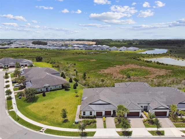 10282 Echo Dock Loop, San Antonio, FL 33576 - aerial perspective of suburban area with a nearby body of water