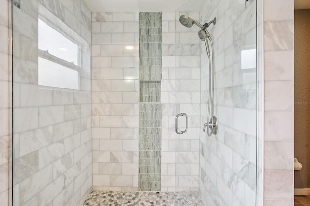 852 Crystal Dr, Palm Harbor, FL 34683 - bathroom featuring a stall shower
