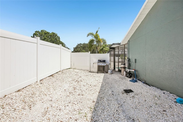 852 Crystal Dr, Palm Harbor, FL 34683 - view of fenced backyard