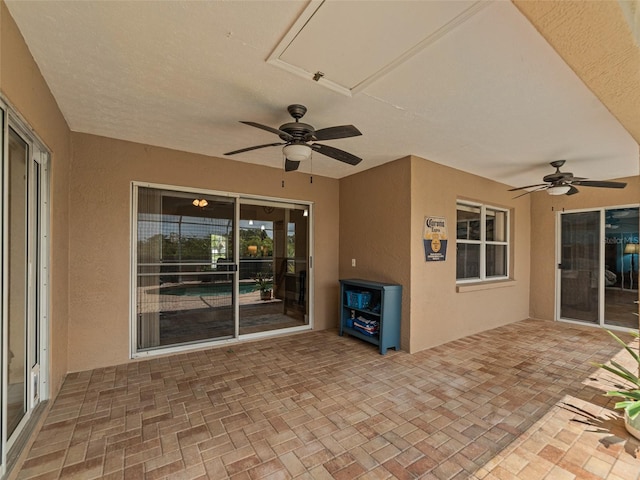 9702 Mary Robin Dr, Riverview, FL 33569 - view of patio featuring a ceiling fan