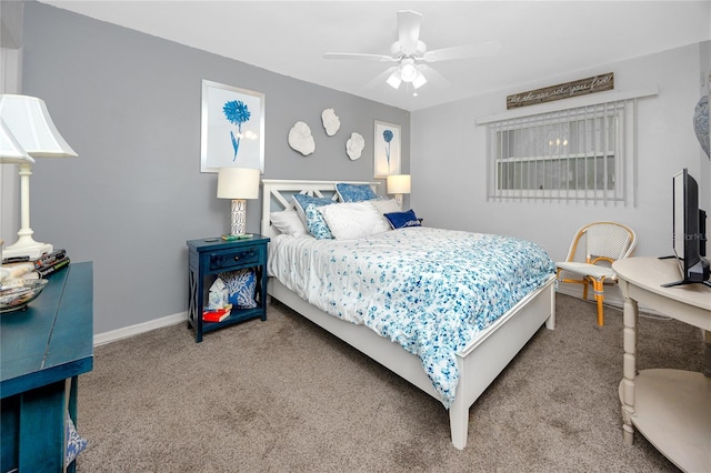 8584 111th St Unit 308, Seminole, FL 33772 - bedroom with carpet flooring and ceiling fan