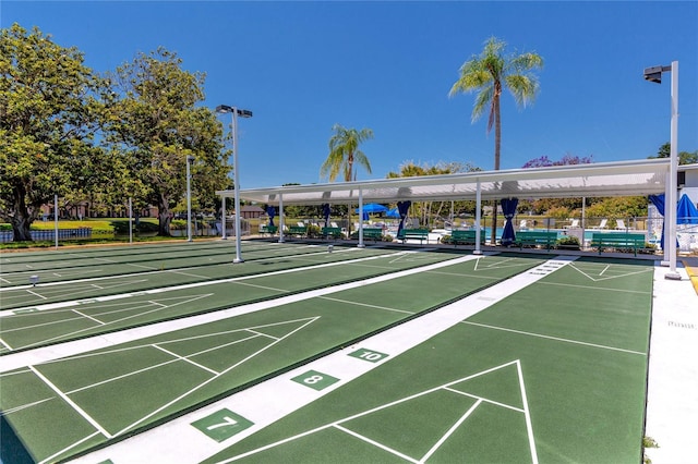 8584 111th St Unit 308, Seminole, FL 33772 - view of community featuring shuffleboard