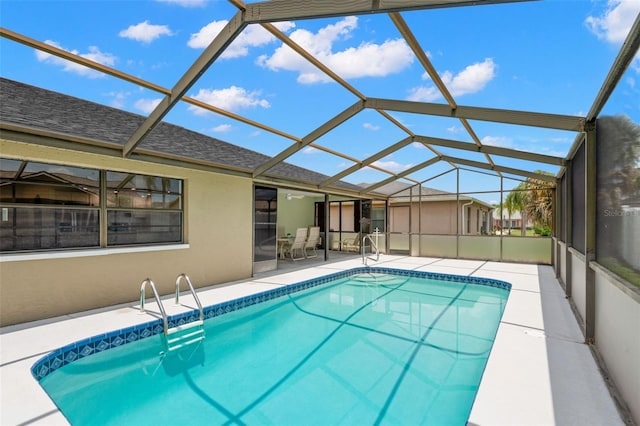 4530 Zack Dr, New Port Richey, FL 34653 - outdoor pool with a patio and a lanai