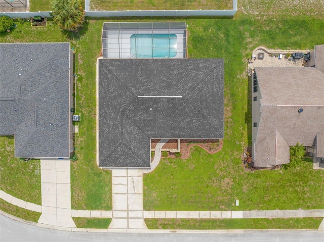 4530 Zack Dr, New Port Richey, FL 34653 - drone / aerial view of a pool area