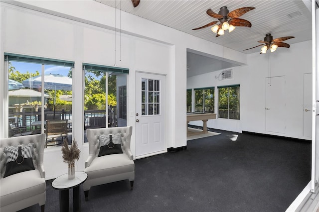 211 Arlington Ave E, Oldsmar, FL 34677 - view of patio / terrace with ceiling fan
