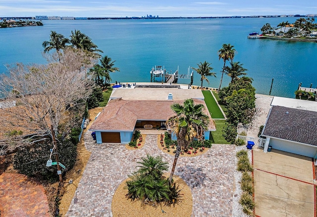 4381 Poinsettia Dr, St Pete Beach, FL 33706 - view of subject property with a large body of water