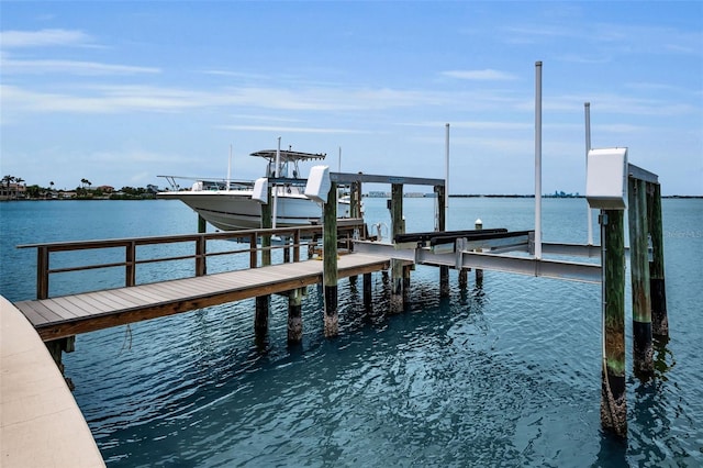 4381 Poinsettia Dr, St Pete Beach, FL 33706 - dock with boat lift and a water view