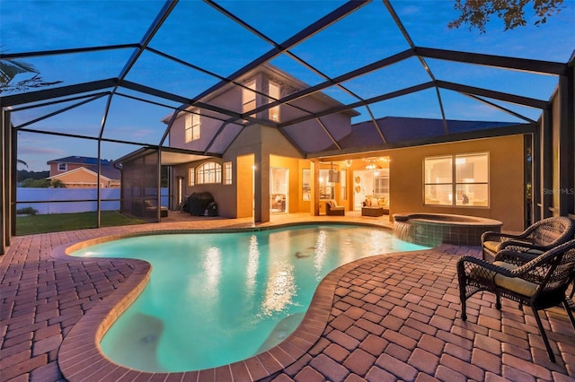 31646 Baymont Loop, Wesley Chapel, FL 33543 - view of pool with a patio area and a pool with connected hot tub