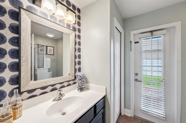 31646 Baymont Loop, Wesley Chapel, FL 33543 - bathroom with vanity and tile patterned floors