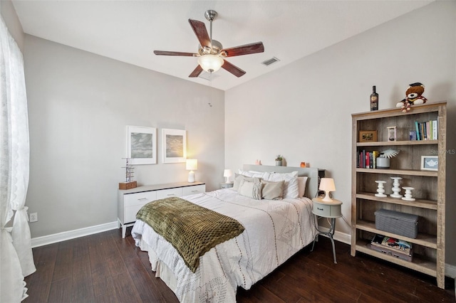31646 Baymont Loop, Wesley Chapel, FL 33543 - bedroom featuring hardwood / wood-style floors and a ceiling fan