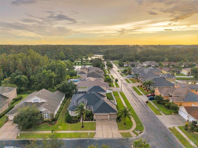 31646 Baymont Loop, Wesley Chapel, FL 33543 - aerial view at dusk of a residential view