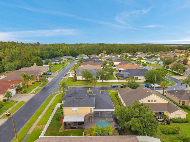 31646 Baymont Loop, Wesley Chapel, FL 33543 - aerial perspective of suburban area with a heavily wooded area