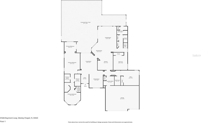 31646 Baymont Loop, Wesley Chapel, FL 33543 - view of property floor plan