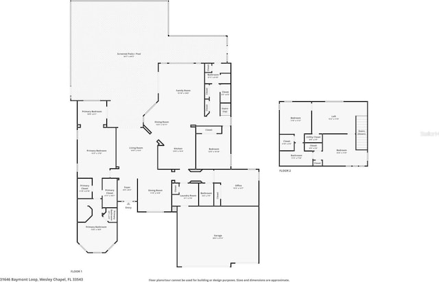 31646 Baymont Loop, Wesley Chapel, FL 33543 - view of floor plan / room layout