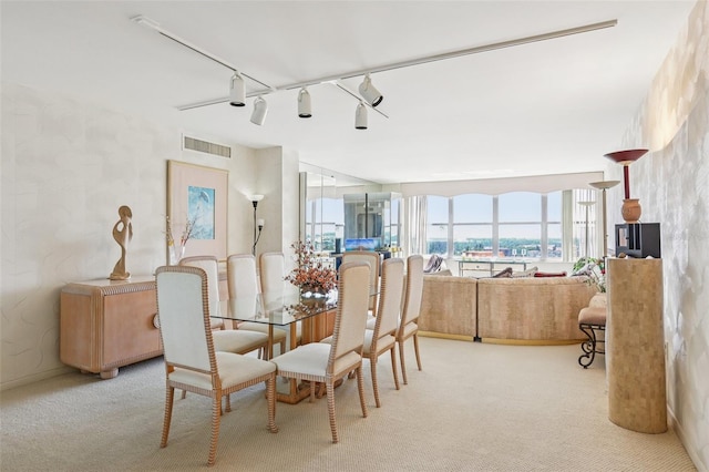 5200 Brittany Dr S Unit 1501, Saint Petersburg, FL 33715 - dining room with light colored carpet