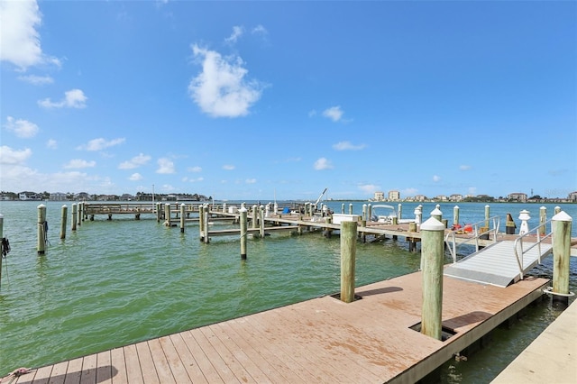 5200 Brittany Dr S Unit 1501, Saint Petersburg, FL 33715 - dock area featuring a water view