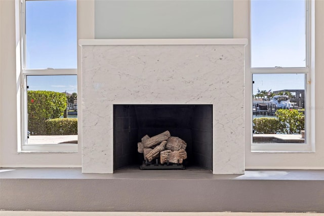 11225 4th St E, Treasure Island, FL 33706 - detailed view of a premium fireplace