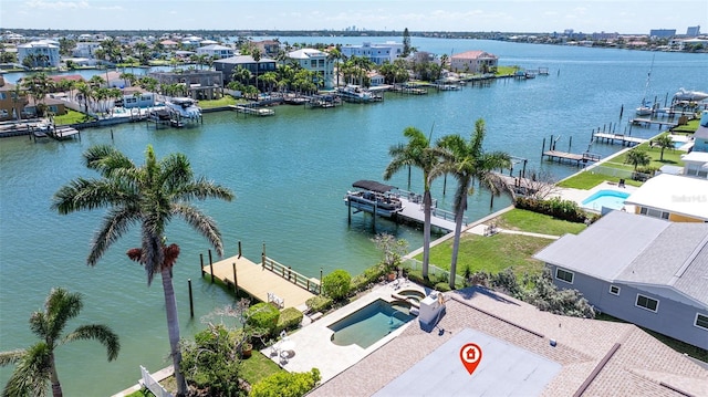 11225 4th St E, Treasure Island, FL 33706 - aerial view of a large body of water
