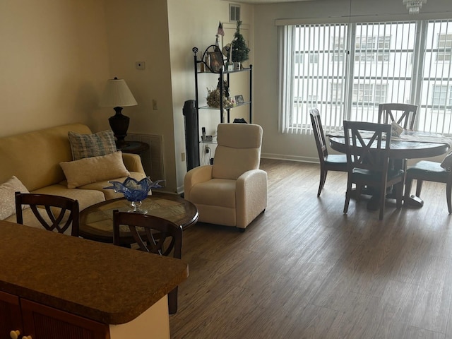 5623 80th St N Unit 406, Saint Petersburg, FL 33709 - living area with wood finished floors