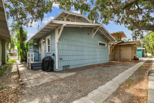 711 S Bungalow Ter, Tampa, FL 33606 - view of home's exterior with crawl space