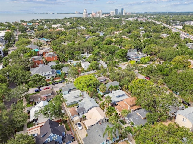 711 S Bungalow Ter, Tampa, FL 33606 - aerial perspective of suburban area with a nearby body of water