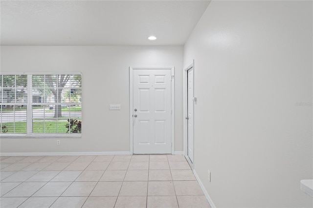 456 Summer Sails Dr, Valrico, FL 33594 - entrance foyer with light tile patterned flooring and recessed lighting