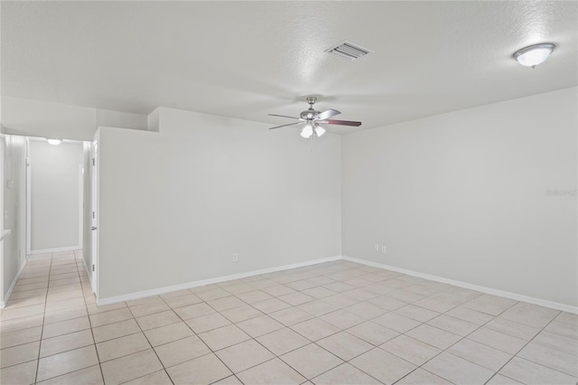 456 Summer Sails Dr, Valrico, FL 33594 - spare room with a ceiling fan, a textured ceiling, and light tile patterned floors