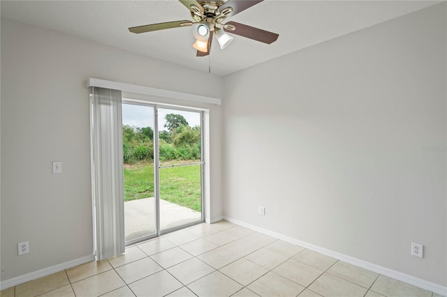 456 Summer Sails Dr, Valrico, FL 33594 - spare room featuring a ceiling fan and light tile patterned flooring