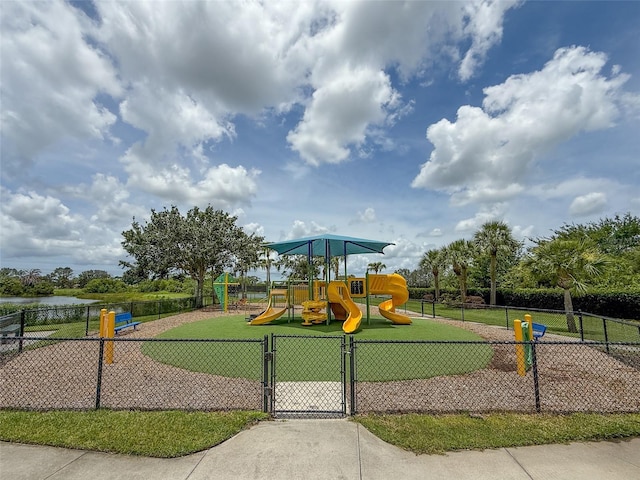 8222 Haven Harbour Way, Bradenton, FL 34212 - community jungle gym with a gate
