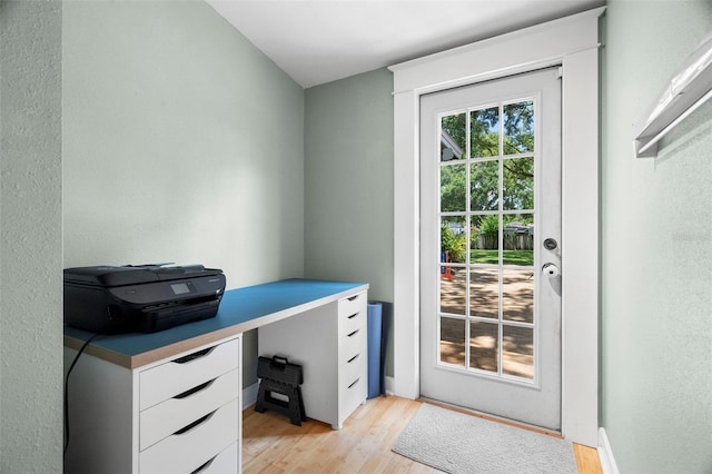 6016 N Dexter Ave, Tampa, FL 33604 - home office featuring light wood-type flooring