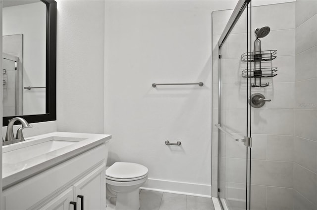 2511 N Grady Ave Unit 43, Tampa, FL 33607 - full bath featuring a shower stall, vanity, and tile patterned floors