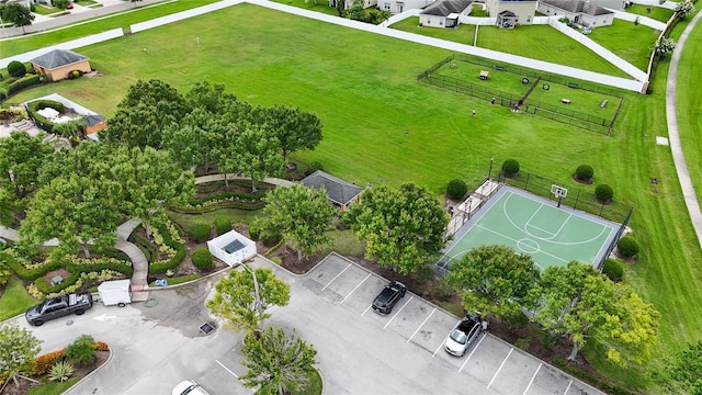 14524 Dunrobin Dr, Wimauma, FL 33598 - aerial perspective of suburban area
