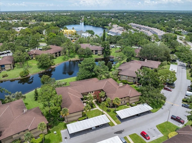2681 Sabal Springs Cir Unit 204, Clearwater, FL 33761 - aerial view of residential area with a large body of water